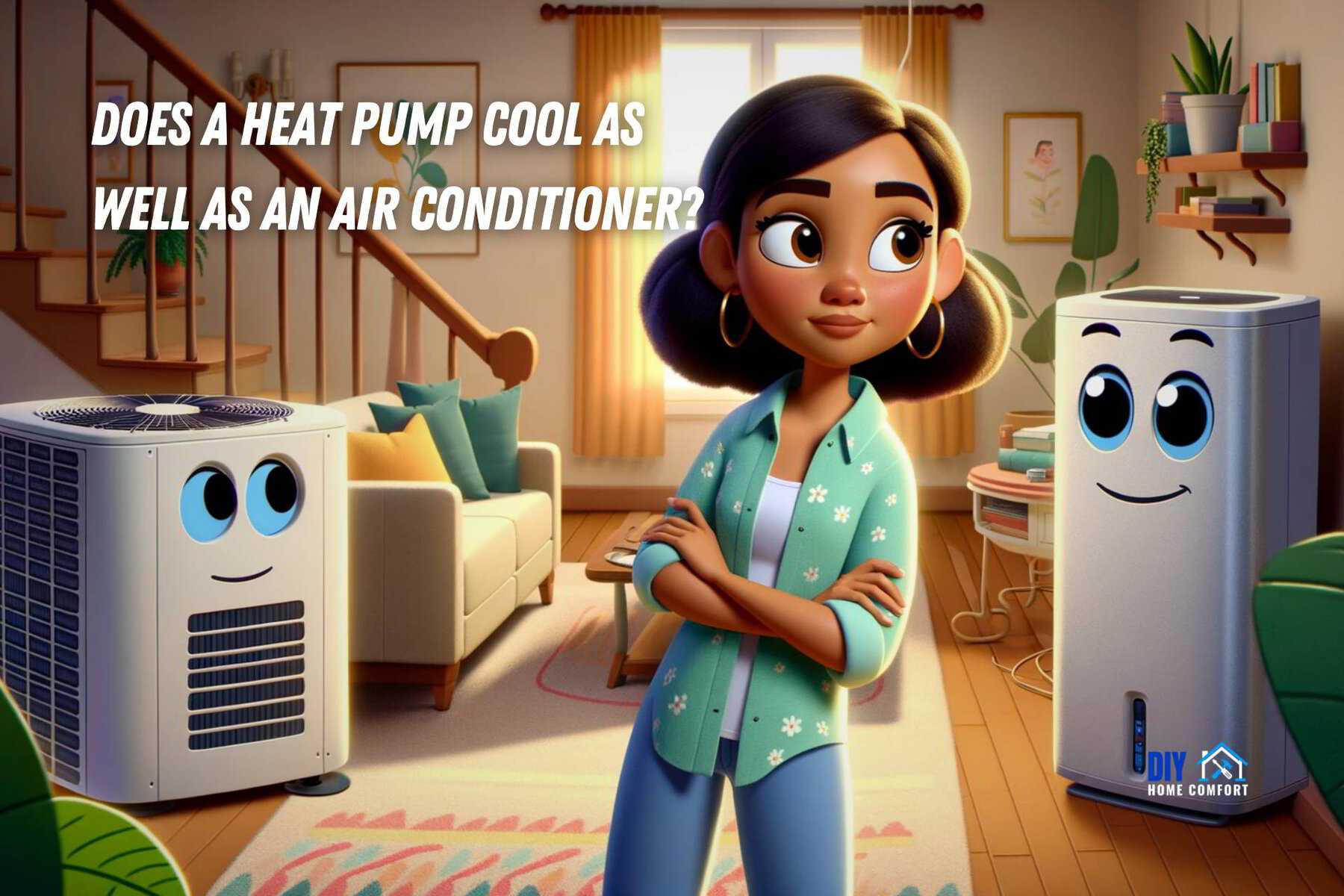 Air conditioner that heats and discount cools