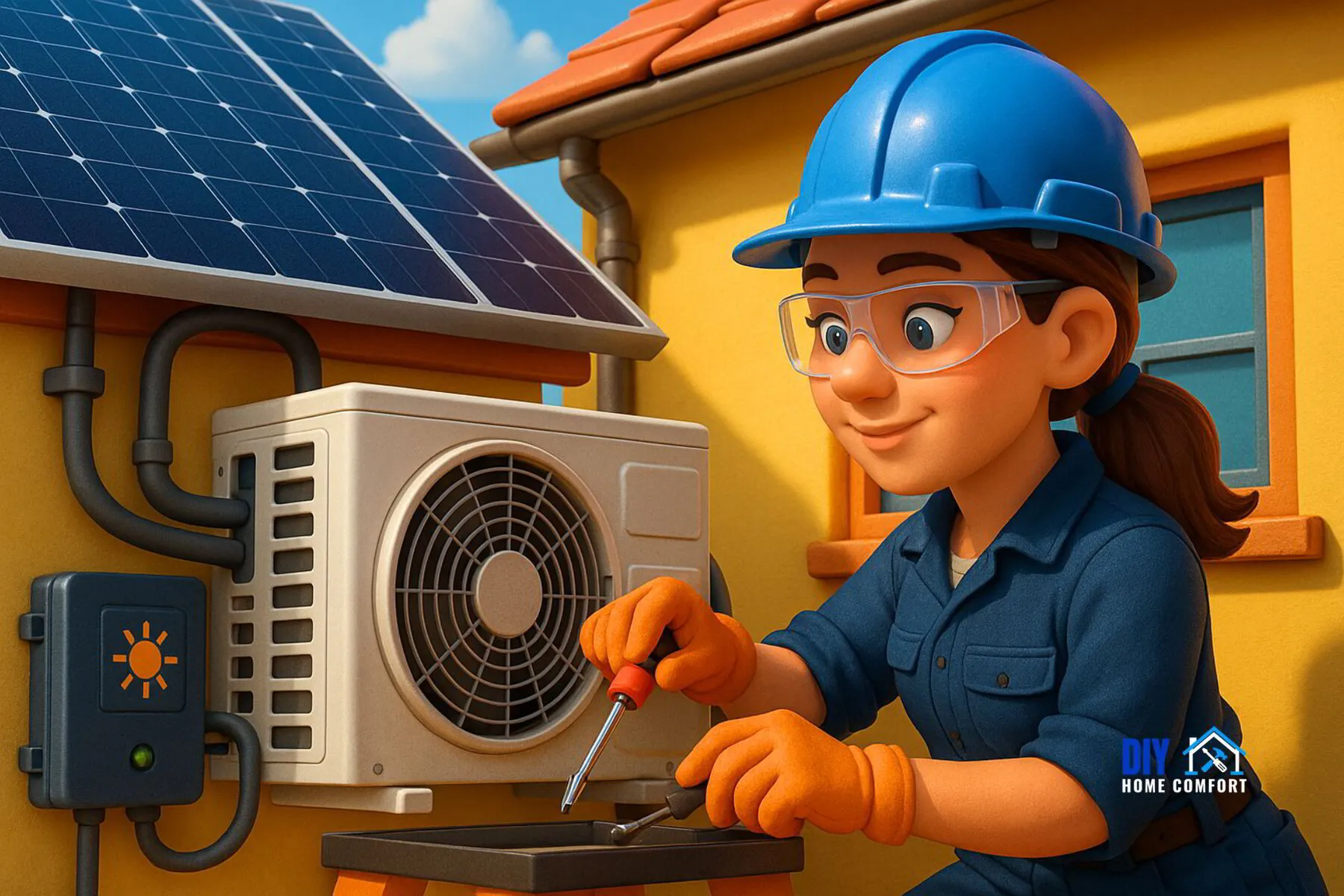 Off-Grid Apartment Building Blueprints With Solar-Powered Air Conditioning preview