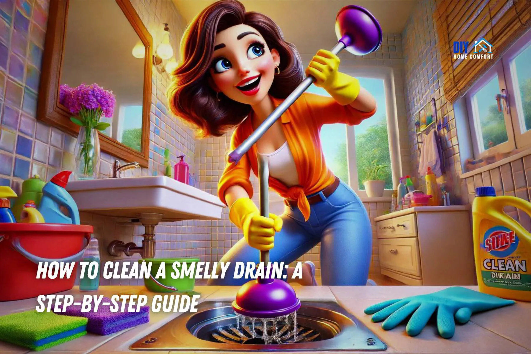 How to Clean a Smelly Drain A StepbyStep Guide DIY Home Comfort