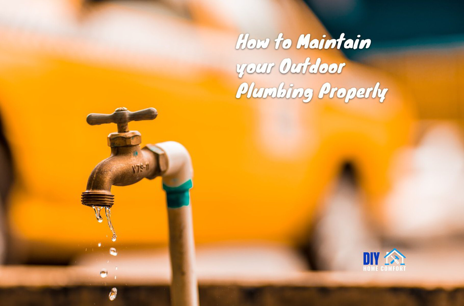 How to Maintain your Outdoor Plumbing Properly DIY Home Comfort