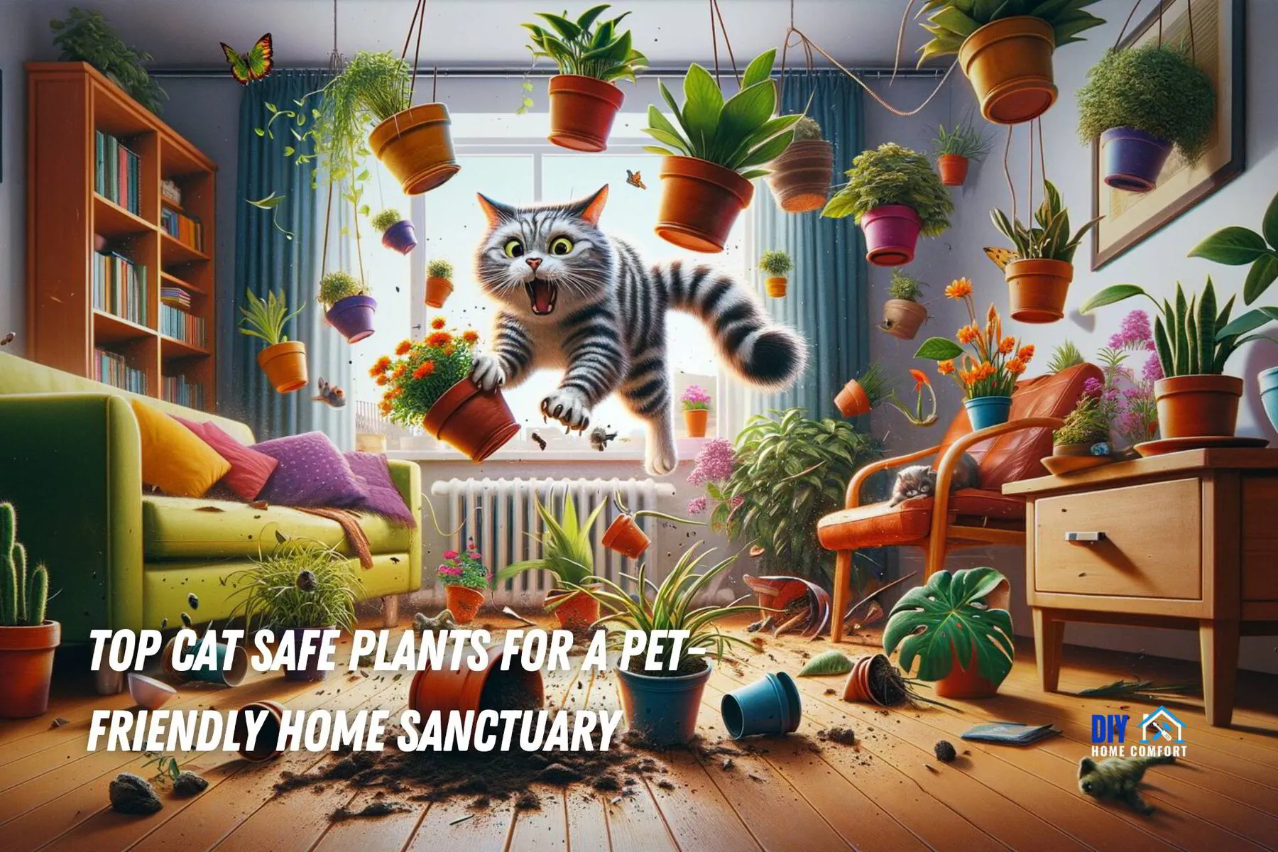 20 Top Cat Safe Plants for a Pet-Friendly Home Sanctuary | DIY Home Comfort