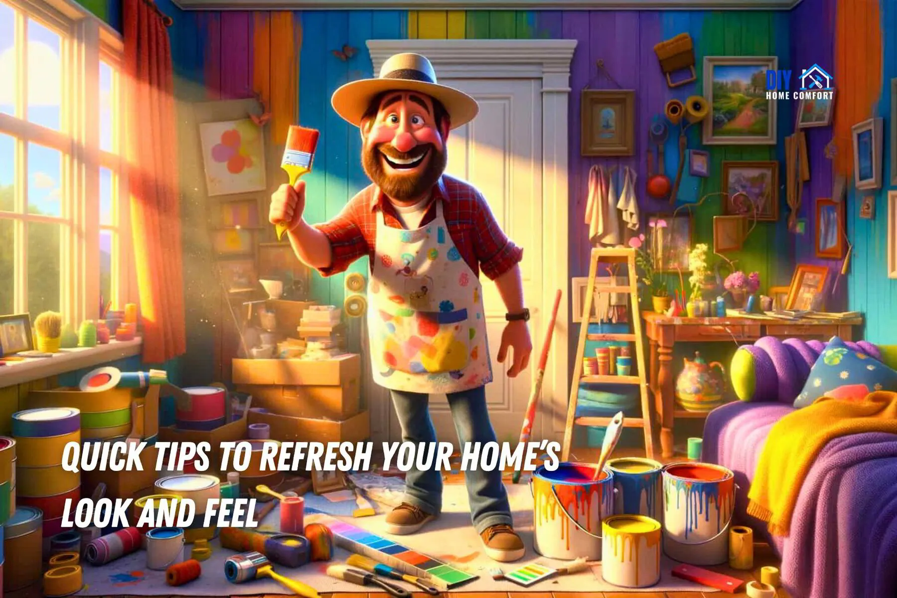 Quick Tips to Refresh Your Home’s Look and Feel | DIY Home Comfort