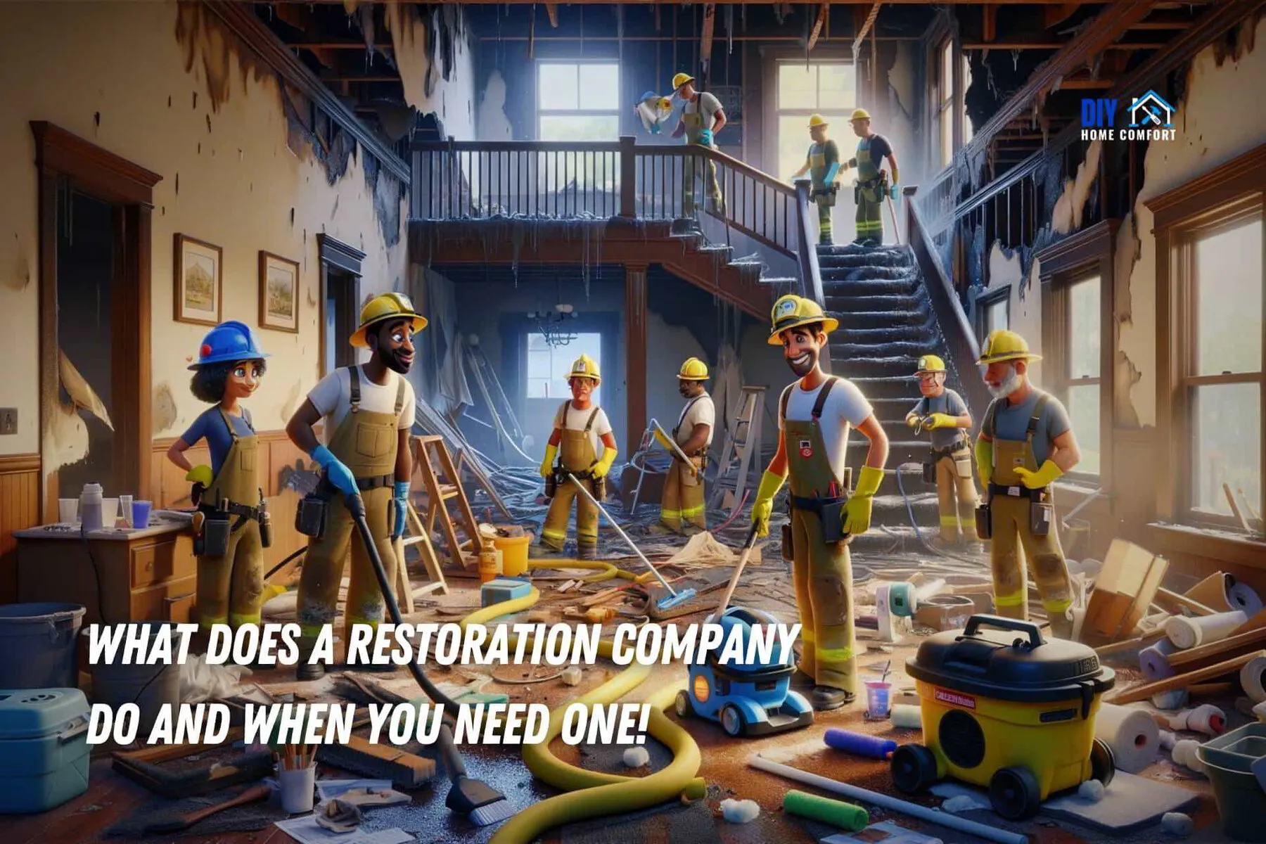 What Does a Restoration Company Do (and When You Need One!) | DIY Home Comfort