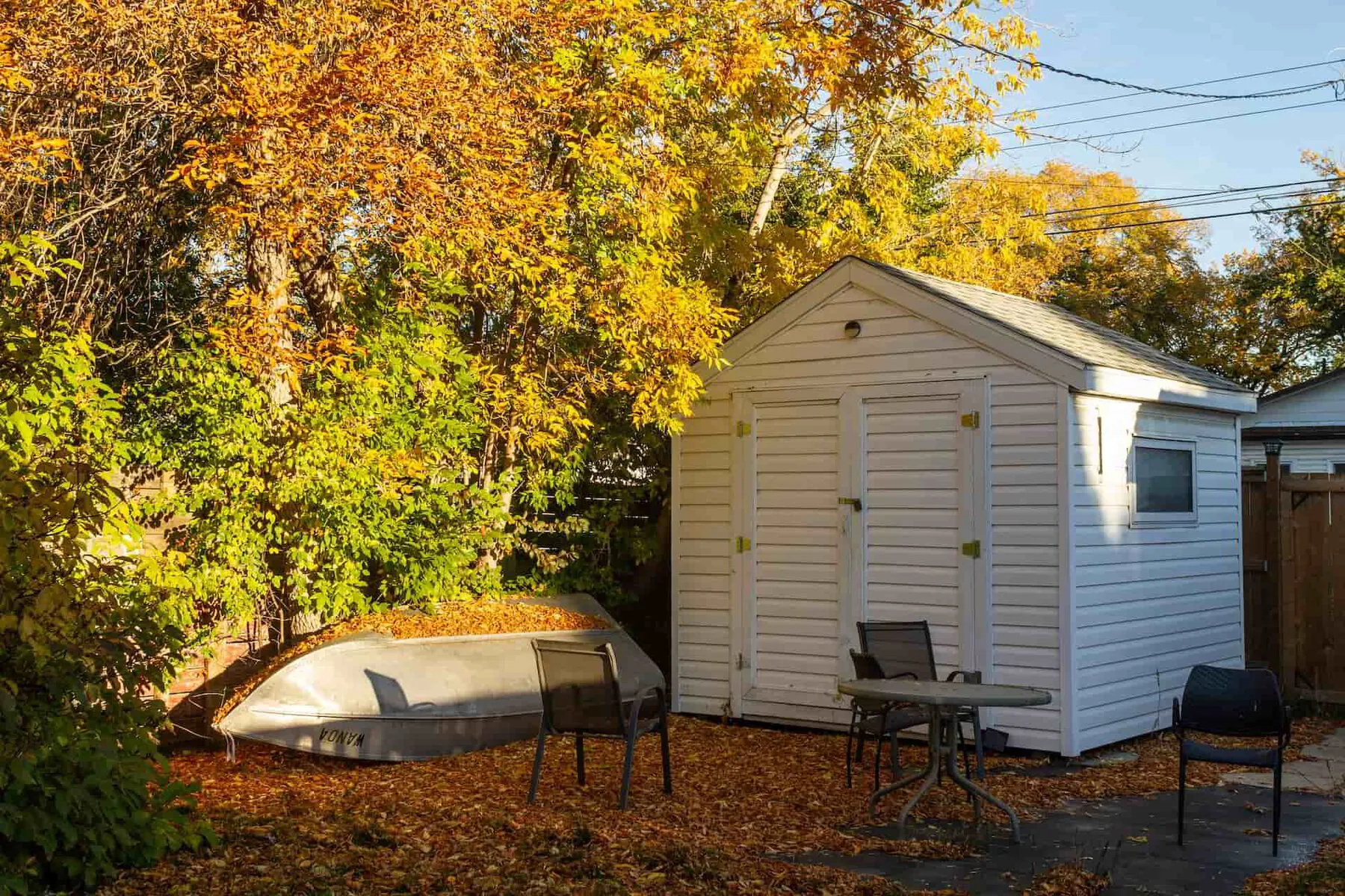 small backyard shed