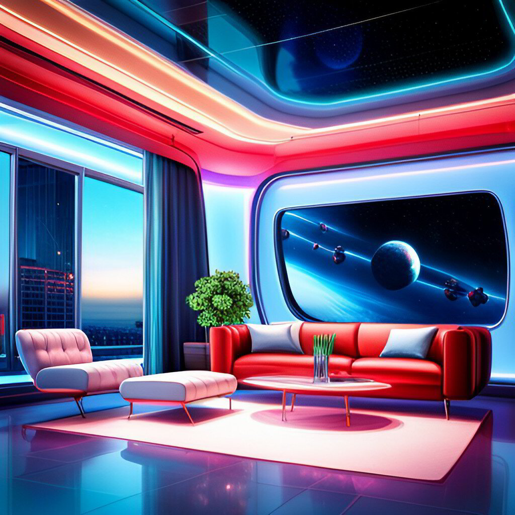 retro futuristic interior        <h3 class=