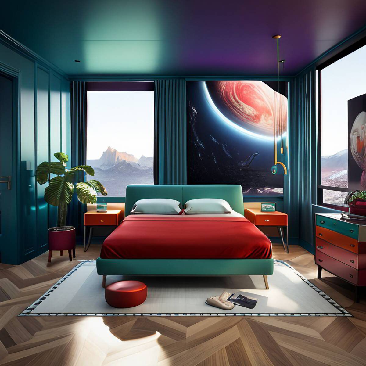 Creating a Unique Space with RetroFuturistic Interior Design DIY