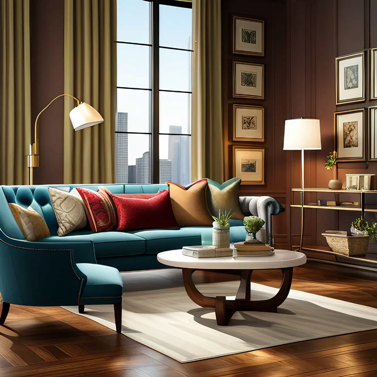 traditional designed living room