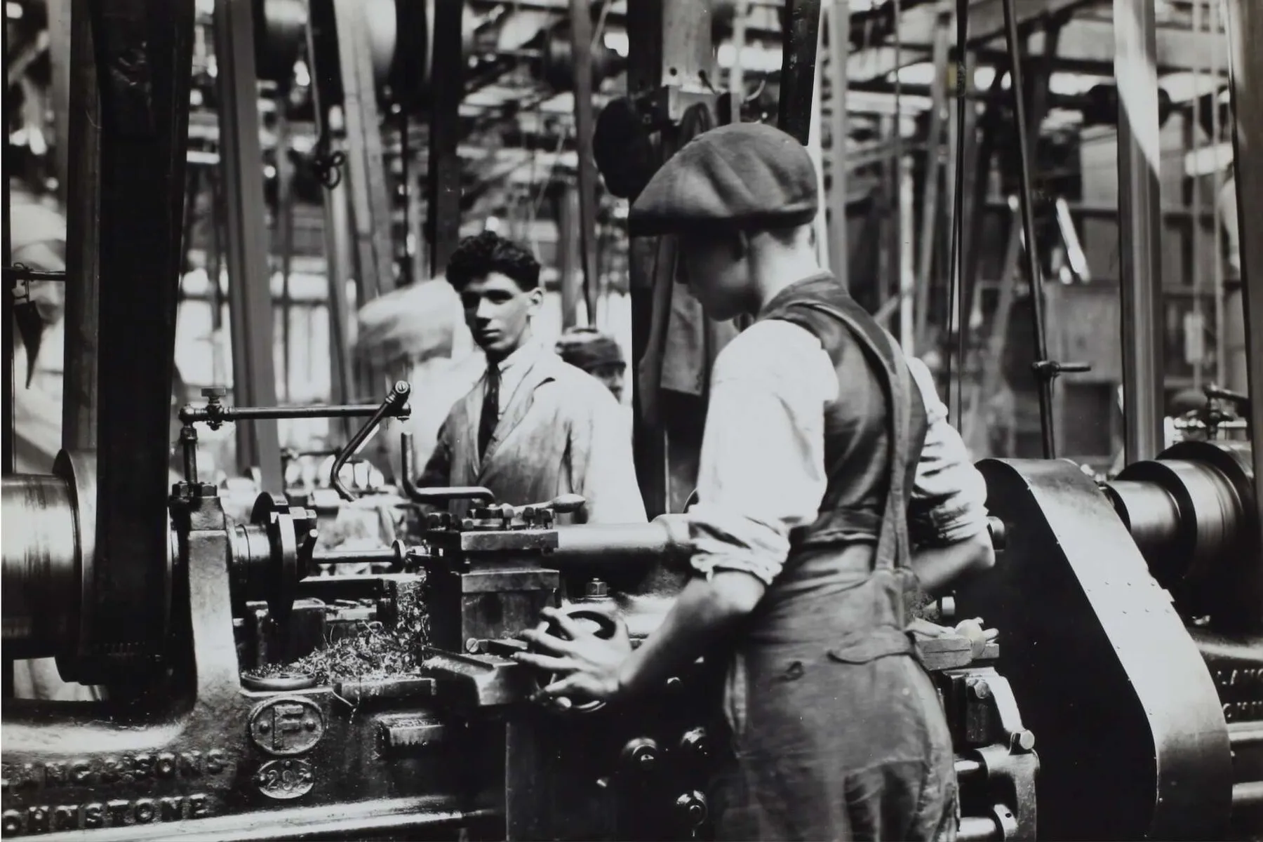 machine shop during the industrial revolution