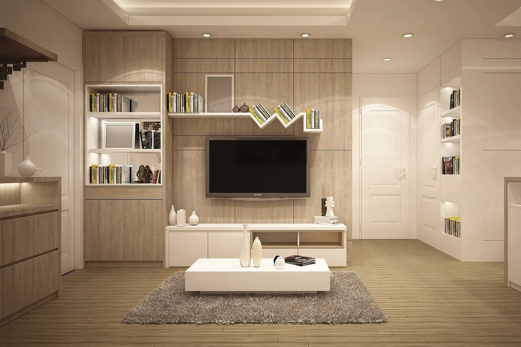 well designed living room