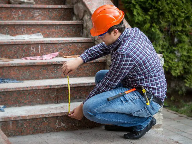 measuring stairs for carpet fitment