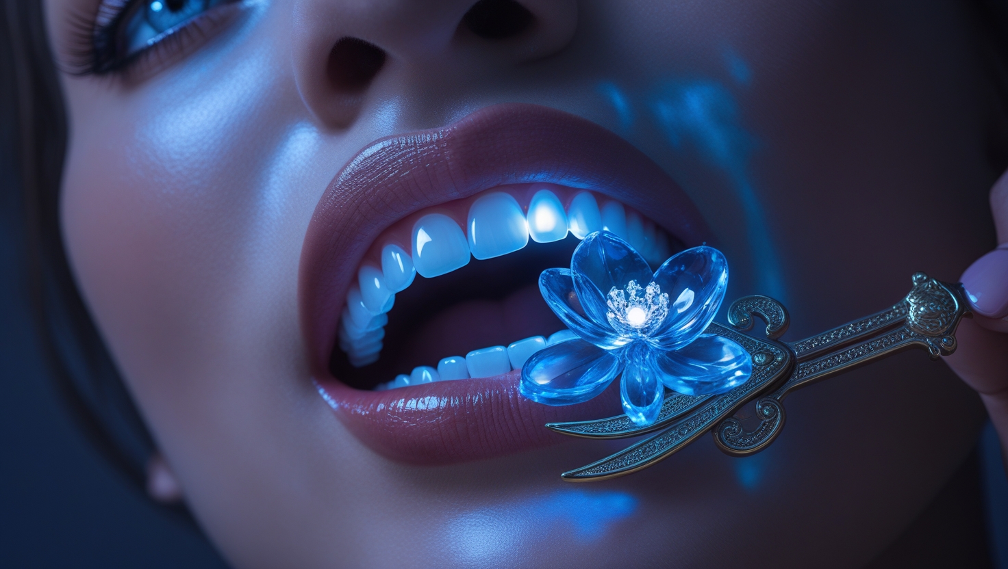 Luxurious dental care product display
