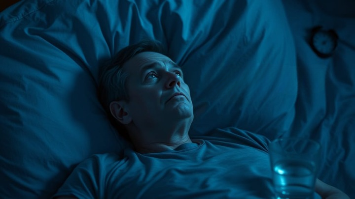 Man unable to sleep