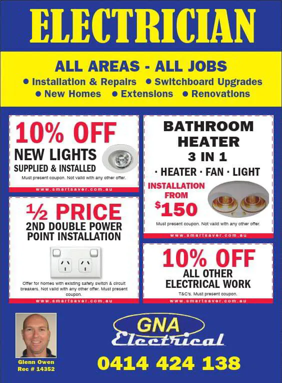 Smart Saver Ad - GNA Electrical
