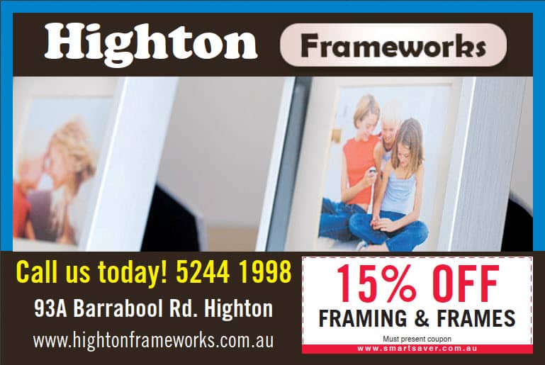 Highton Frameworks Picture Framers Geelong Quality Framing
