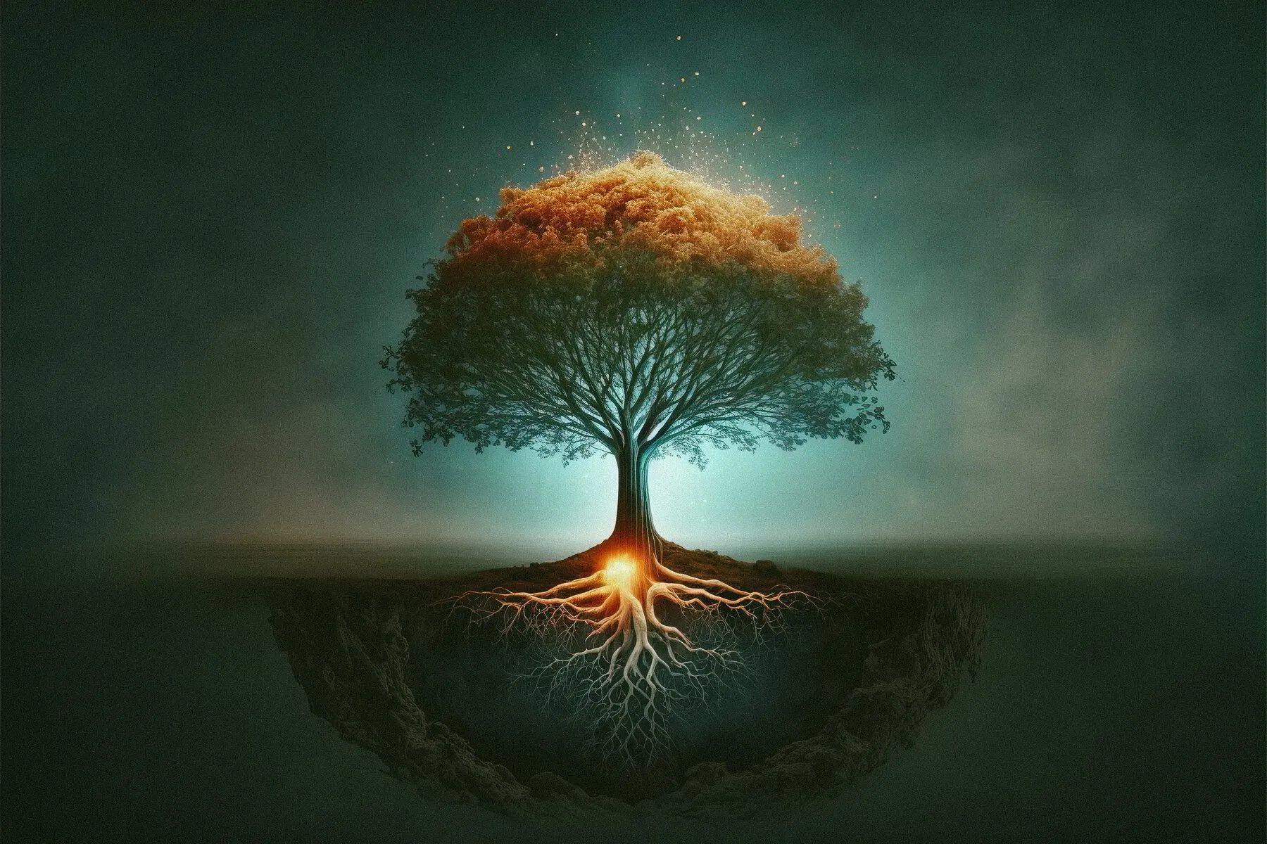 urträd- jordad- energi - moder jord- natur- läka på djupet