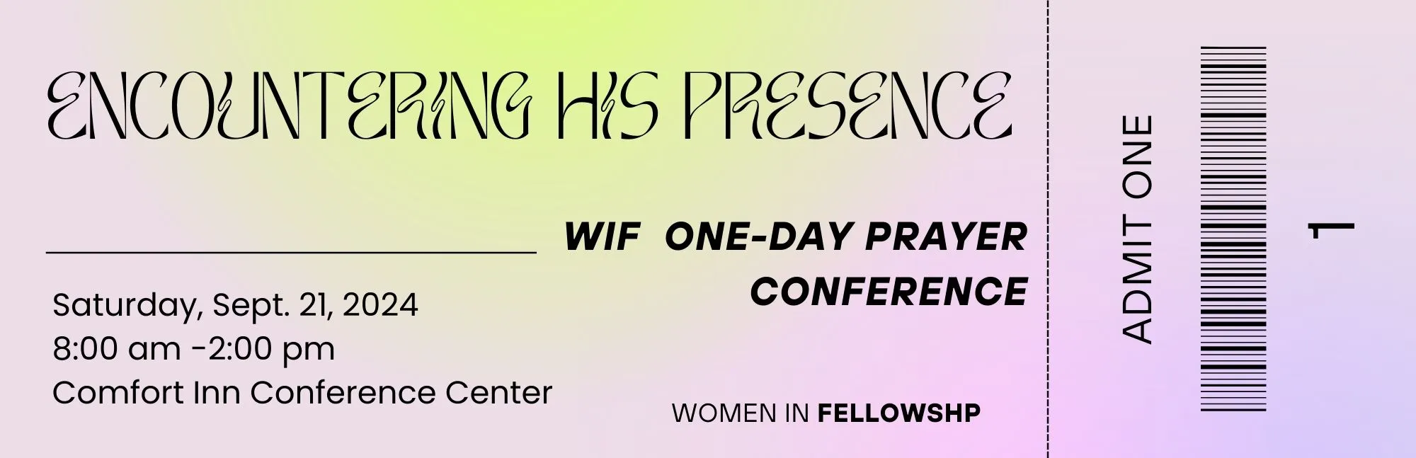 One- Day Prayer Conference