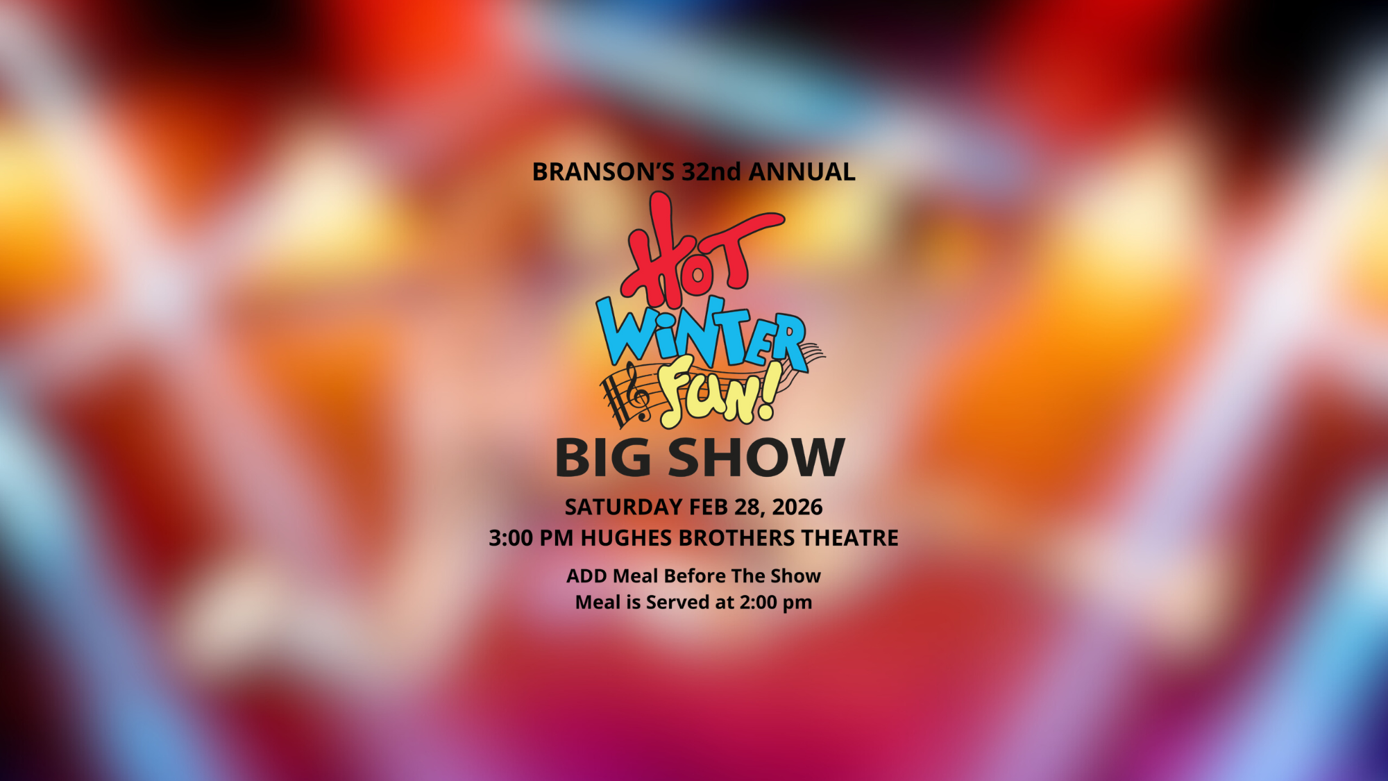 Show poster: Hot Winter Fun