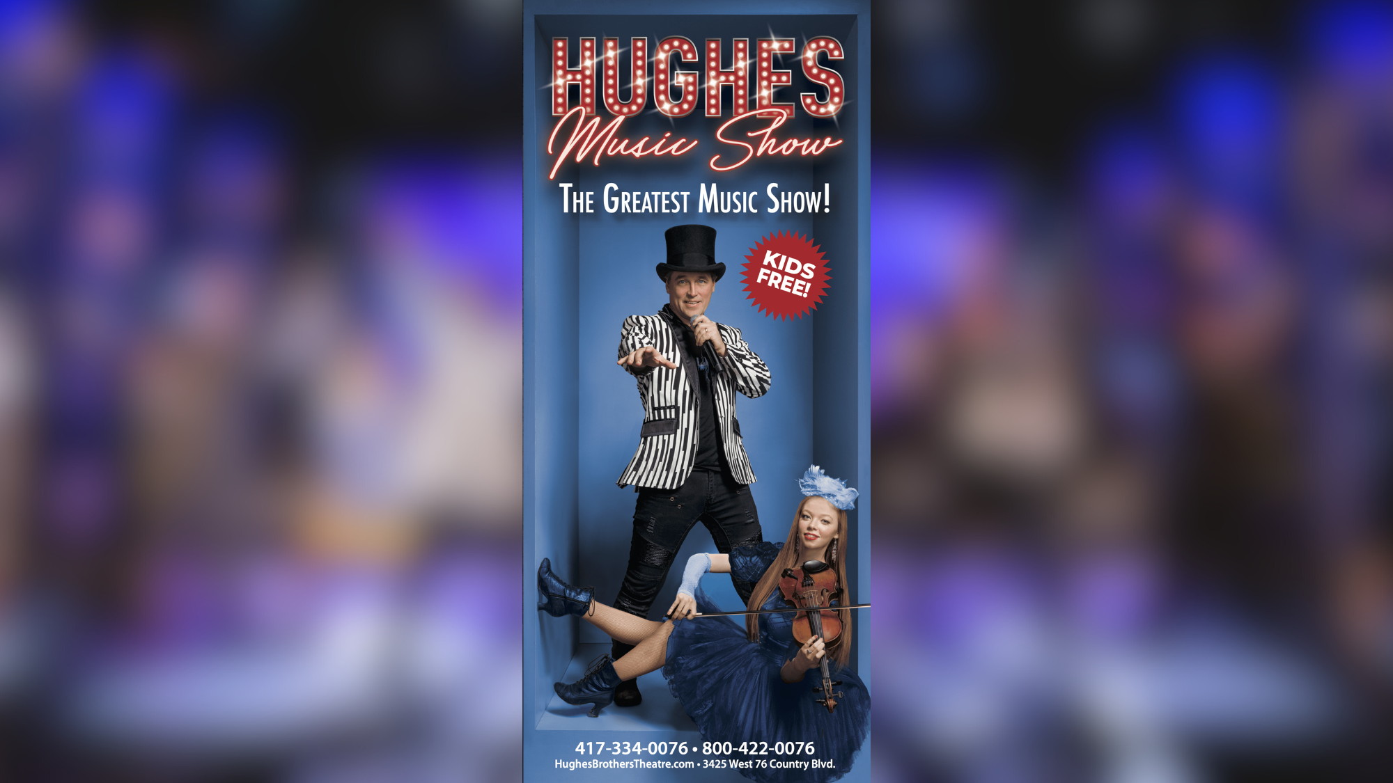 Show poster: Hughes Music Show