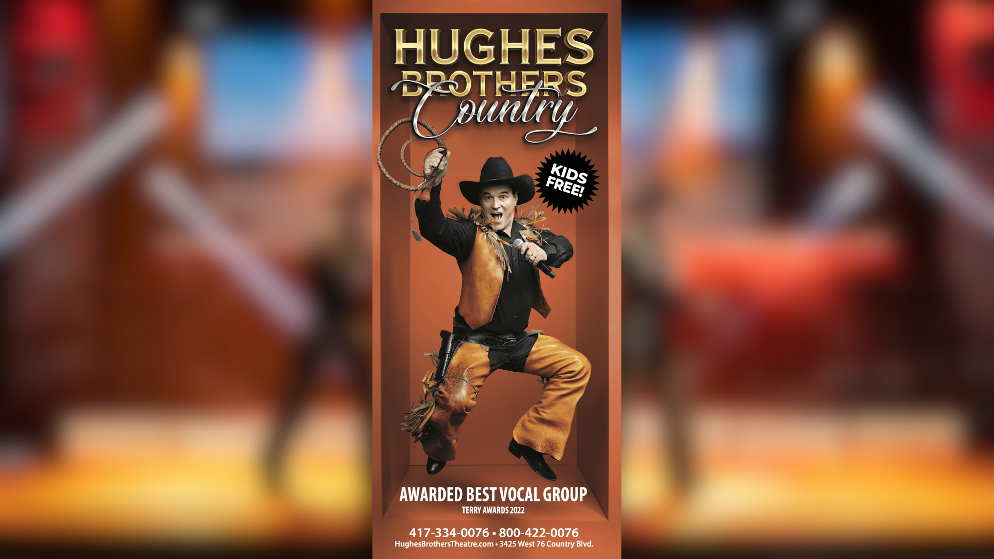 Show poster: Hughes Brothers Country