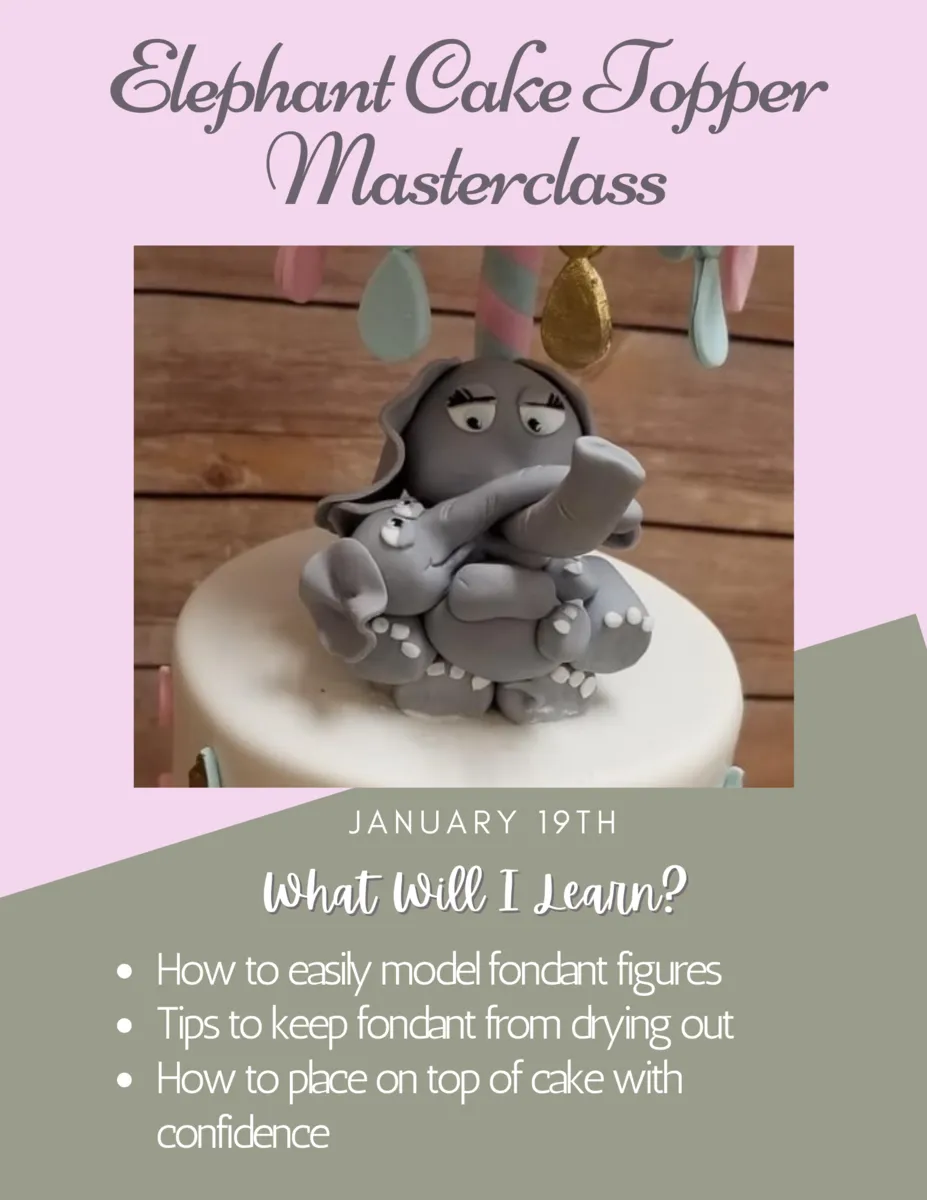 Elephant Cake Topper MasterClass