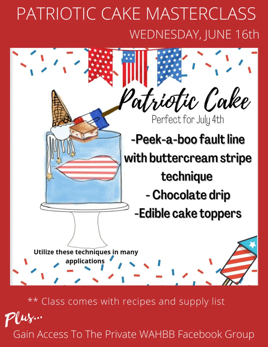 Patriotic Cake MasterClass
