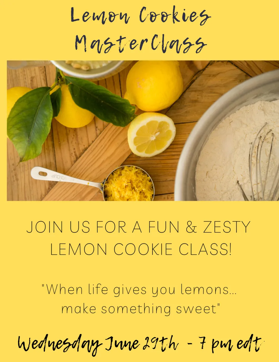 Lemon Cookies Master Class