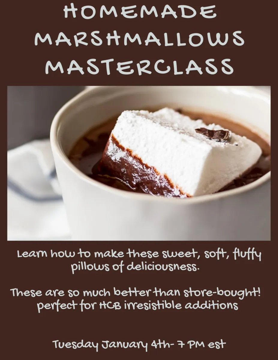 Homemade Marshmallows Class
