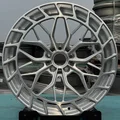 Forged Racing Car Wheels 5x120 Forged Monoblock Wheels Custom Brushed 6061-T6 Alloy Car Wheel Rims For Tesla Model S