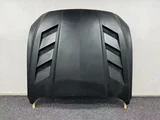 Tom Auto Carbon Fiber AC Style Radiator Cover for Ford Mustang GT 2018-2023 | Front Engine Valve Cover | Real Carbon Fiber