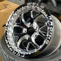 Forged Beadlock Drag Racing Wheels 17x10J 18x12J 18x10J | 6061-T6 Aluminum with Negative Offset & 7" Backspace | Custom PCD/ET