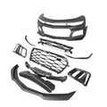 ZL1 Style Front Bumper Conversion Cover for Chevrolet Camaro SS 2019-2022 | ABS Primed Black | Direct Replacement