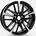 19-Inch Machined Black Alloy Wheel Rim for 2018-2020 Toyota Camry 75222 XSE | Durable Lightweight Performance Rims