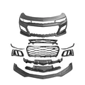 ZL1 Style Front Bumper Conversion Cover for Chevrolet Camaro SS 2019-2022 | ABS Primed Black | Direct Replacement