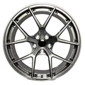 CNBHRC Forged Alloy Sports Wheels | Custom Sizes 15-26 Inch | Multi-Spoke Nismo Style | Gun Gray Machined Finish
