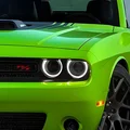 For Dodge Challenger 2015-2019 LED Headlights Assembly | High Quality OEM Style Projector Lens Headlamps with DRL