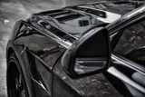Tom Auto Carbon Fiber AC Style Radiator Cover for Ford Mustang GT 2018-2023 | Front Engine Valve Cover | Real Carbon Fiber