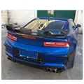 JC SPORTLINE Real Carbon Fiber Rear Trunk Spoiler for Chevrolet Camaro 2016-2021 | Glossy 2x2 Twill Weave Lip Wing