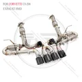 HMD Stainless Steel & Titanium Performance Exhaust System for Chevrolet Corvette C8 Z06 | Valved Catback with Headers