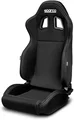 SEAT R100 Black/Black Reclining Sports Seat | Universal Fit | Alloy Steel Frame | Easy Installation