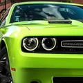 For Dodge Challenger 2015-2019 LED Headlights Assembly | High Quality OEM Style Projector Lens Headlamps with DRL
