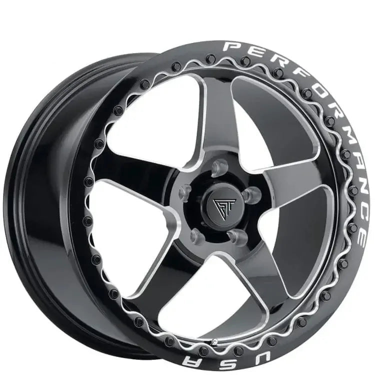 Forged Beadlock Drag Racing Wheels 17x10J 18x12J 18x10J | 6061-T6 Aluminum with Negative Offset & 7" Backspace | Custom PCD/ET