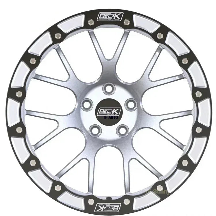 17x10J Forged Beadlock Off-Road Wheels | 6061-T6 Aluminum Racing Rims with Negative Offset | 6x139.7 PCD