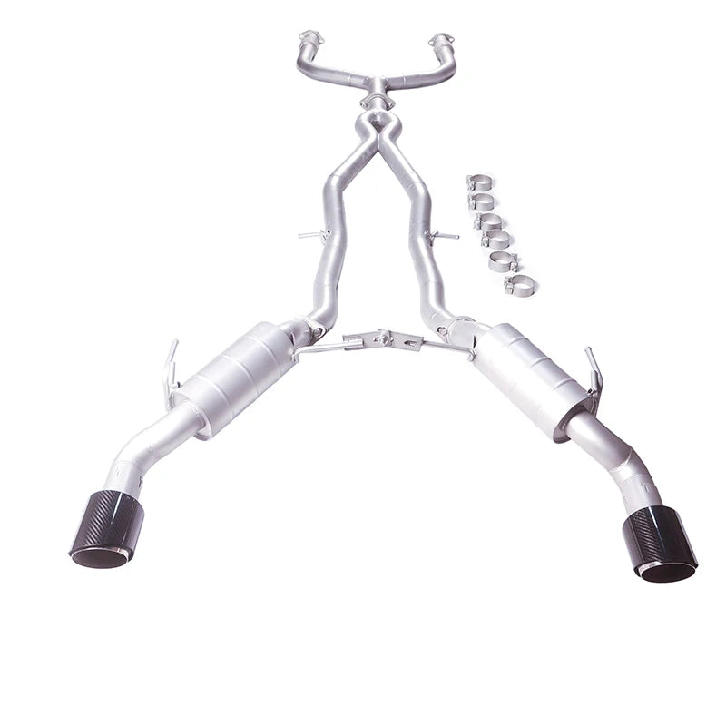 GFC Catback Exhaust System for 2018 Infiniti Q50 3.0T | 304 Stainless Steel Electric Valved Muffler
