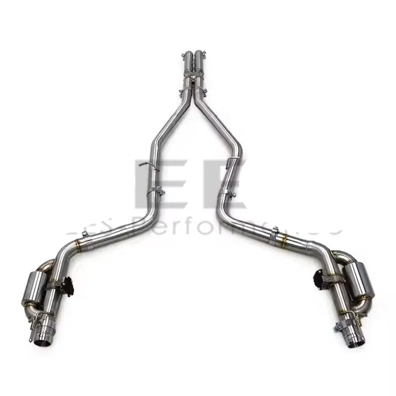 CEES Catback Exhaust System for Dodge Challenger 5.7L RT 2016-2022 | Stainless Steel Valved Muffler with Tips