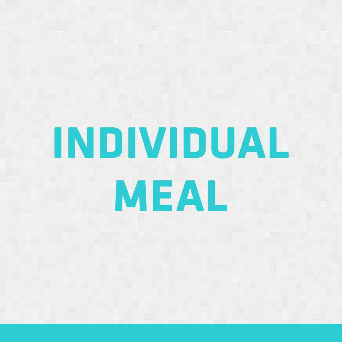 Individual Meal – Dinner