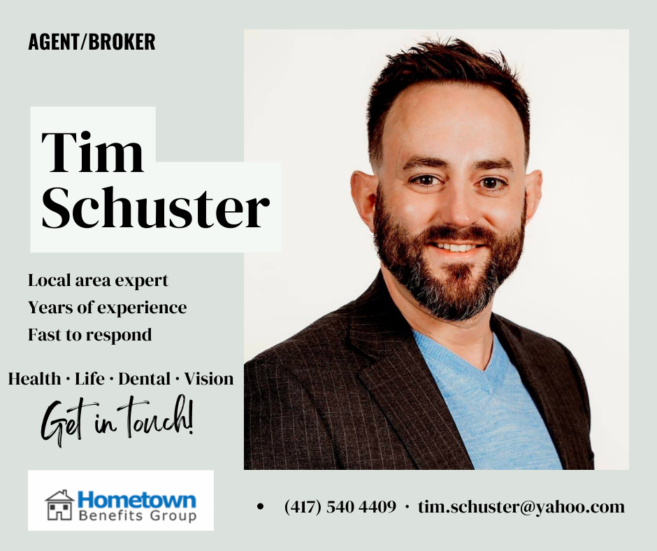 Tim Schuster Hometown Benefits Group Insurance Agent/Broker