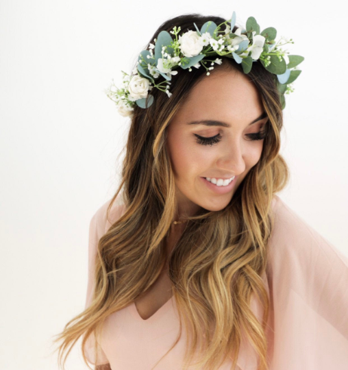 eucalyptus flower crown