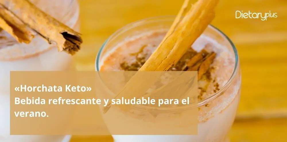"Horchata Keto". Bebida refrescante y Saludable para el verano