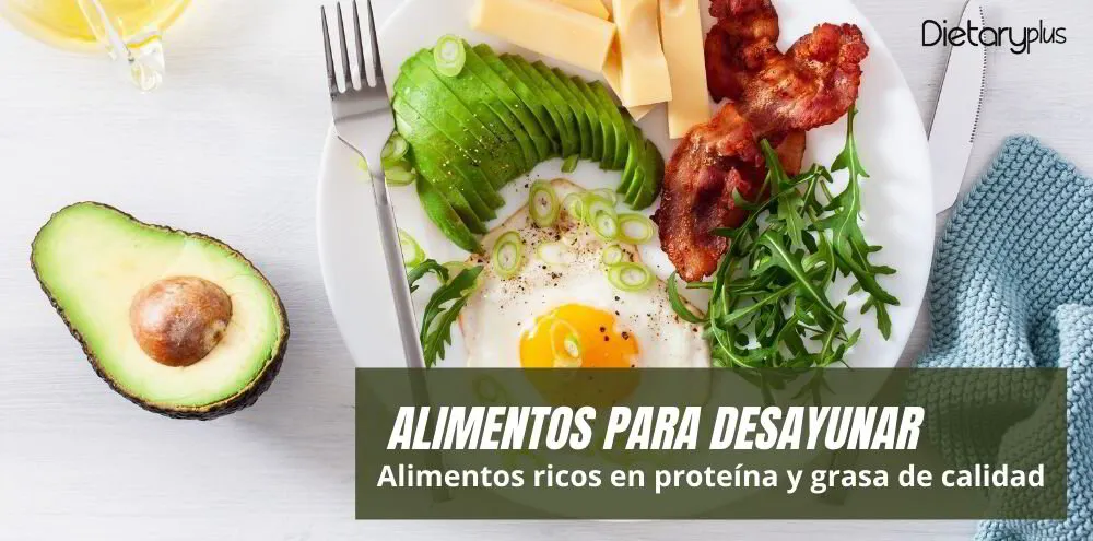 Desayunar alimentos saludables y equilibrados