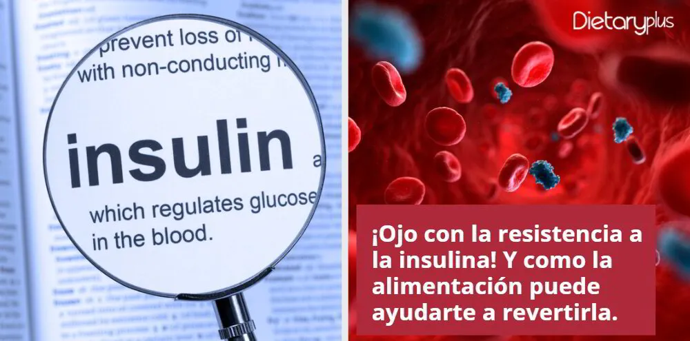 ¡Ojo con la resistencia a la insulina! Y como la alimentación puede ayudarte a revertirla.